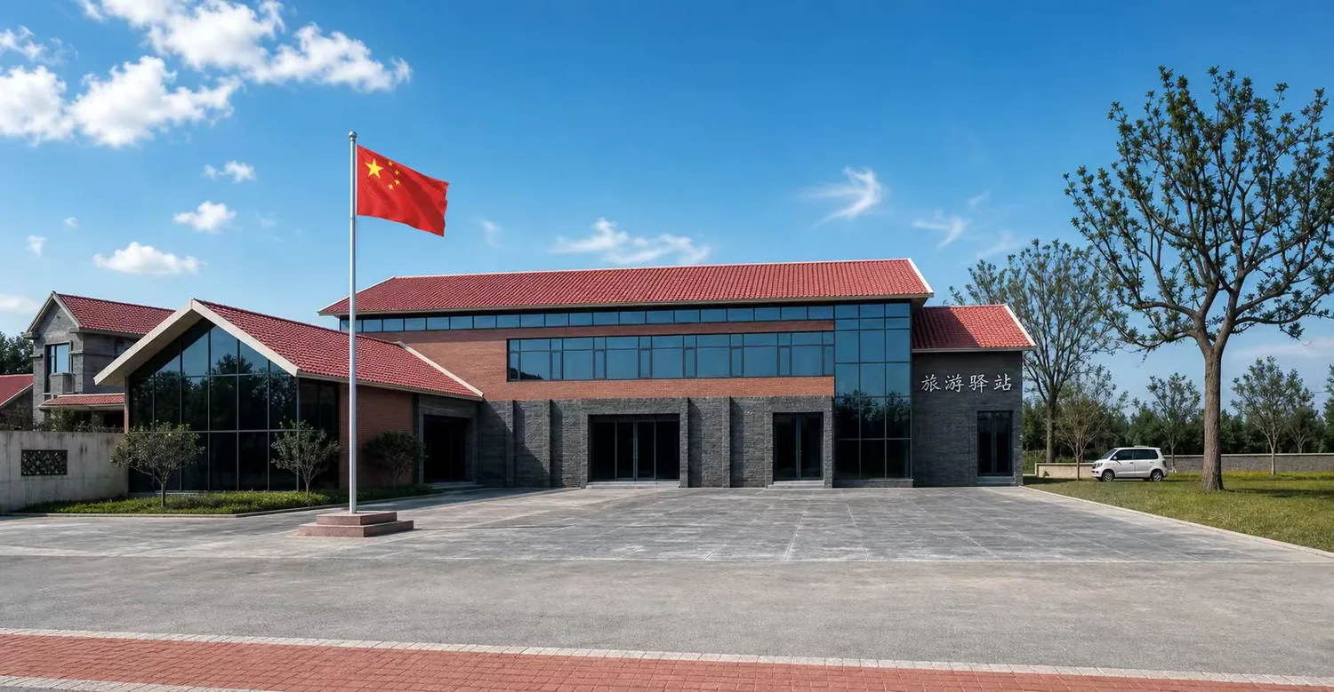 苗圩村公共服务建筑实景